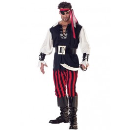 Mens Cutthroat Pirate Holiday Party Costume