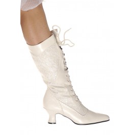 Women's 2 1/2 Inch Heel Boot With Lace