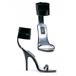 5 Inch Heel Sandal Women'S Size Shoe With Attached Ankle Cuff