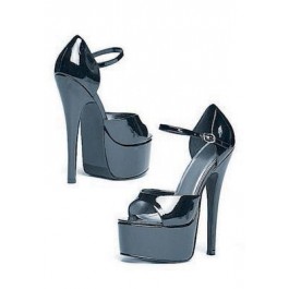 6.5 Inch Stiletto Heel Sandal Women'S Size Shoe With Closed Heel And Ankle Strap