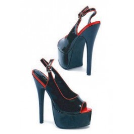 6.5 Inch Stiletto Heel Two Tone Sling Back Women'S Size Shoe