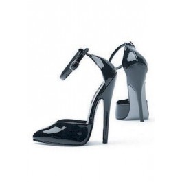 6 Inch Heel Fetish Pump Women'S Size Shoe With Ankle Strap