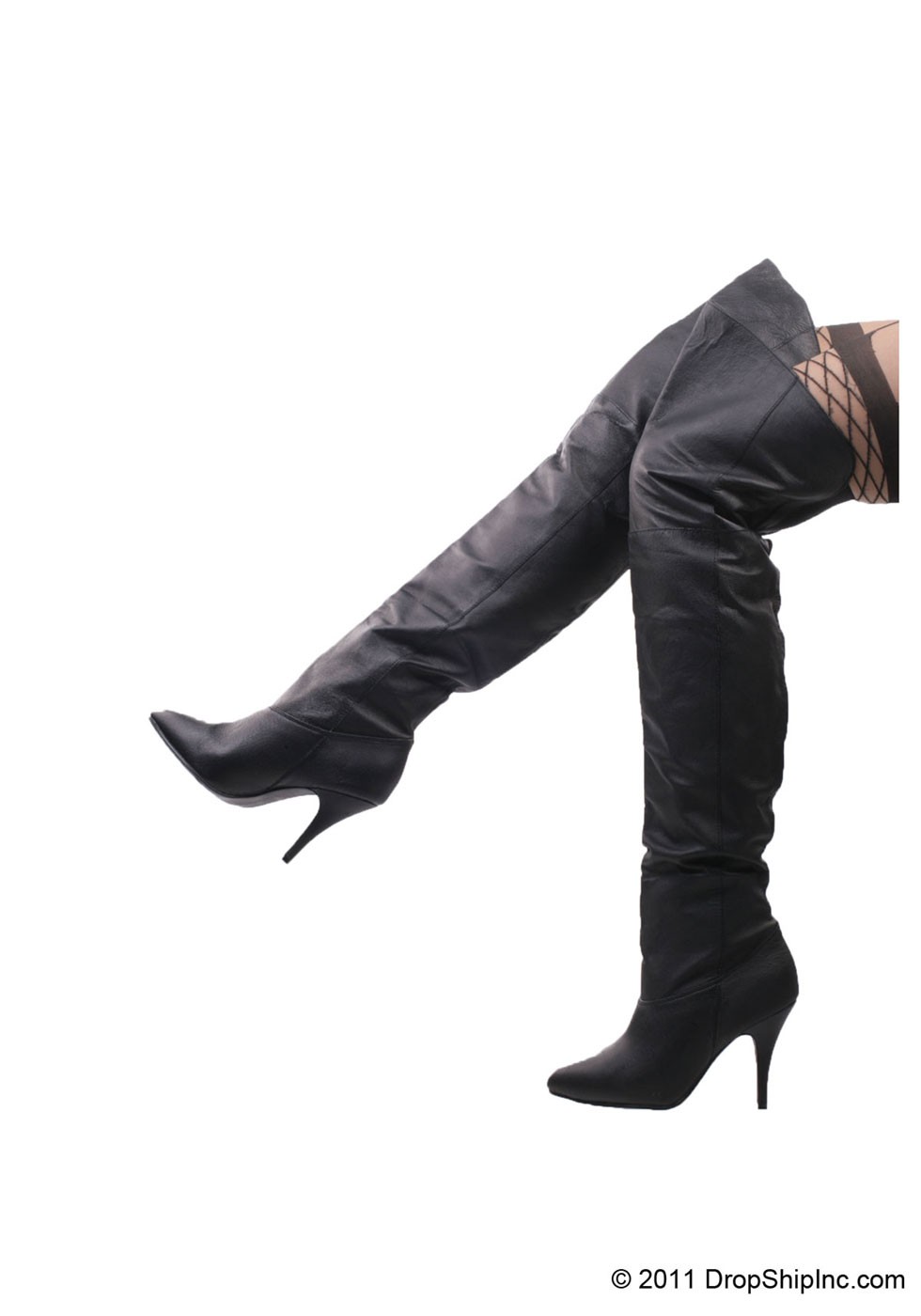 4 Inch Pull-On Thigh Boot With 