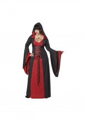 Deluxe Plus Size Hooded Robe Costume